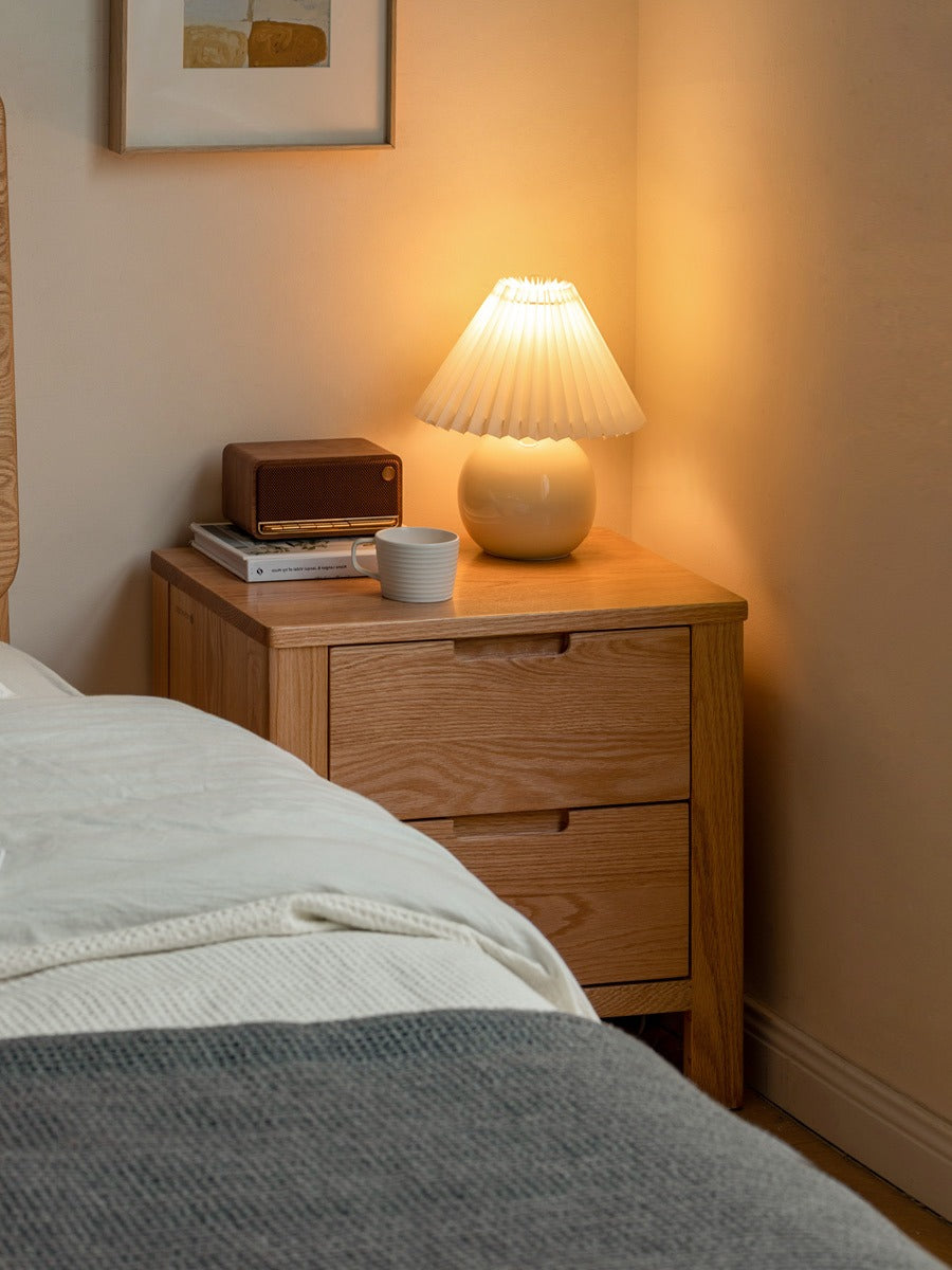 Oak Solid Wood Nightstand