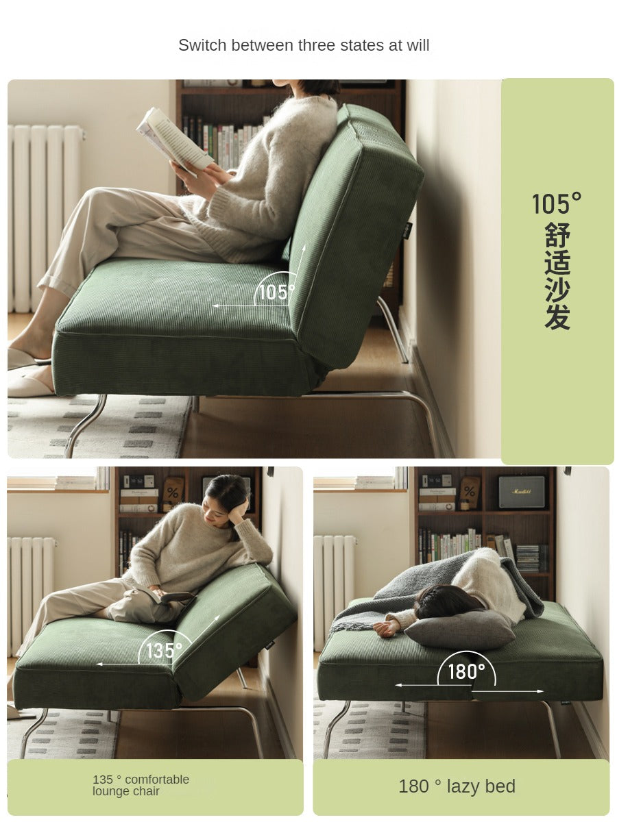 Retro Corduroy Sleeper Sofa.