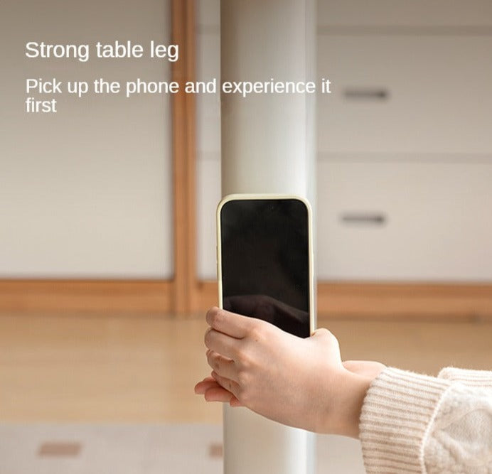 Oak Solid Wood Desk With Lower Cabinet