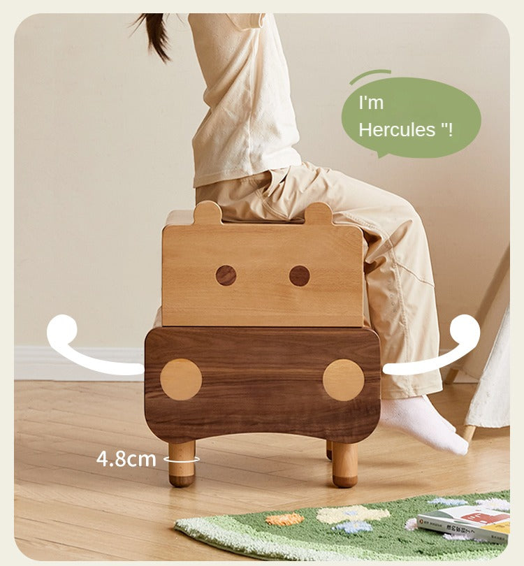 Beech Solid Wood Creative Сhildren's Nightstand