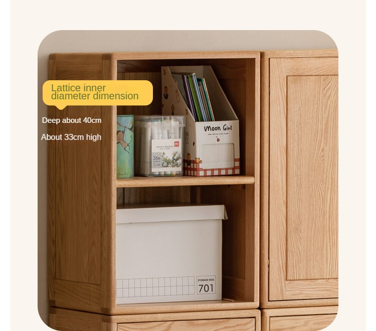 Beech Solid Wood Nordic Modern Kids Dresser, Chests, Storage Cabinet