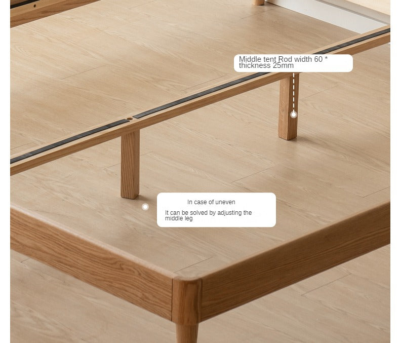 Beech, Oak Solid Wood Soft-Packe, Piano Key Bed