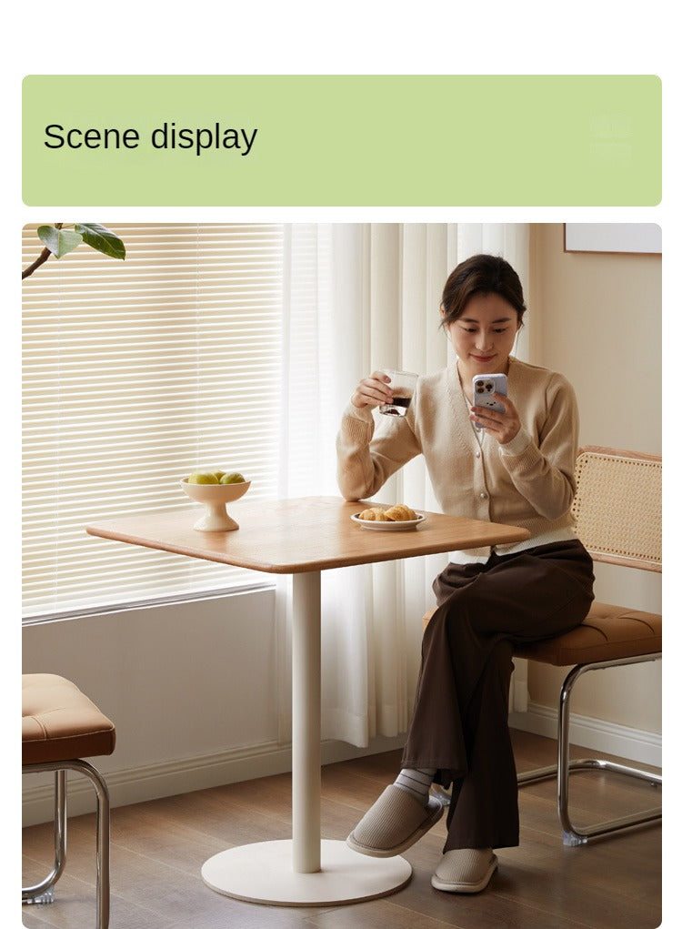 Oak Solid Wood Lifting Side Table