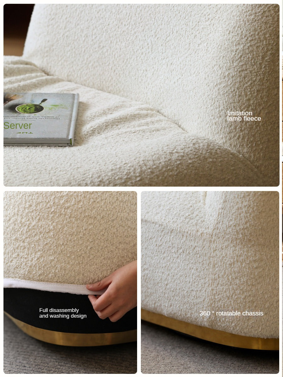 Lounge Lamb Rotatable, Removable, Washable)