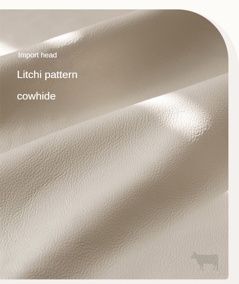 Genuine Leather Zero Wall Multifunctional Electric Sofa, Top Layer Cowhide Sofa.