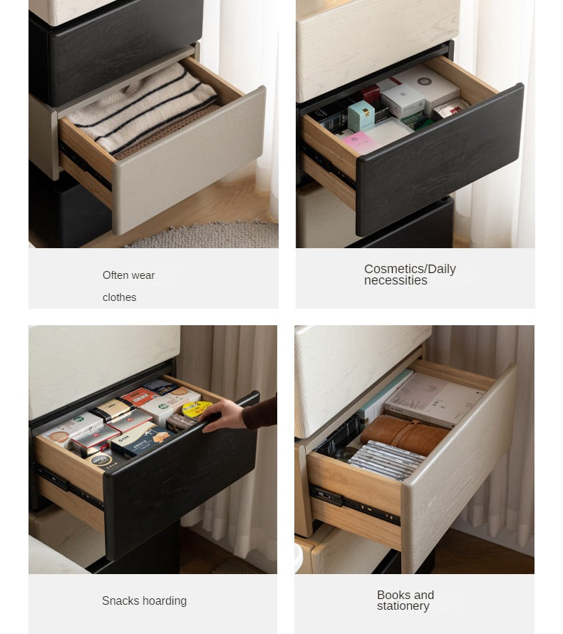 Oak Solid Wood Light Luxury Side Table