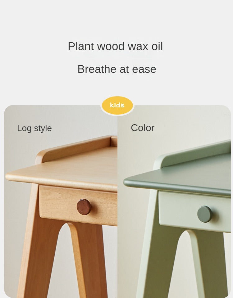 Beech Solid Wood Pure Children's Desk