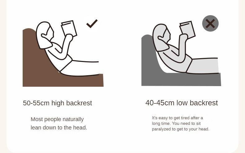 Oak Solid Wood Fabric White Cream Style Cat Scratching Cloth Sofa.