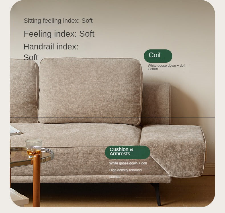 Fabric Sofa Modern Folding Dual-purpose Sofa.