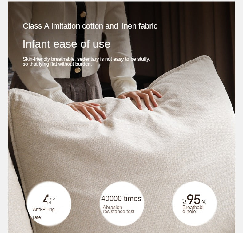 Black Walnut, Ash, Oak Solid Wood High Back Sofa.