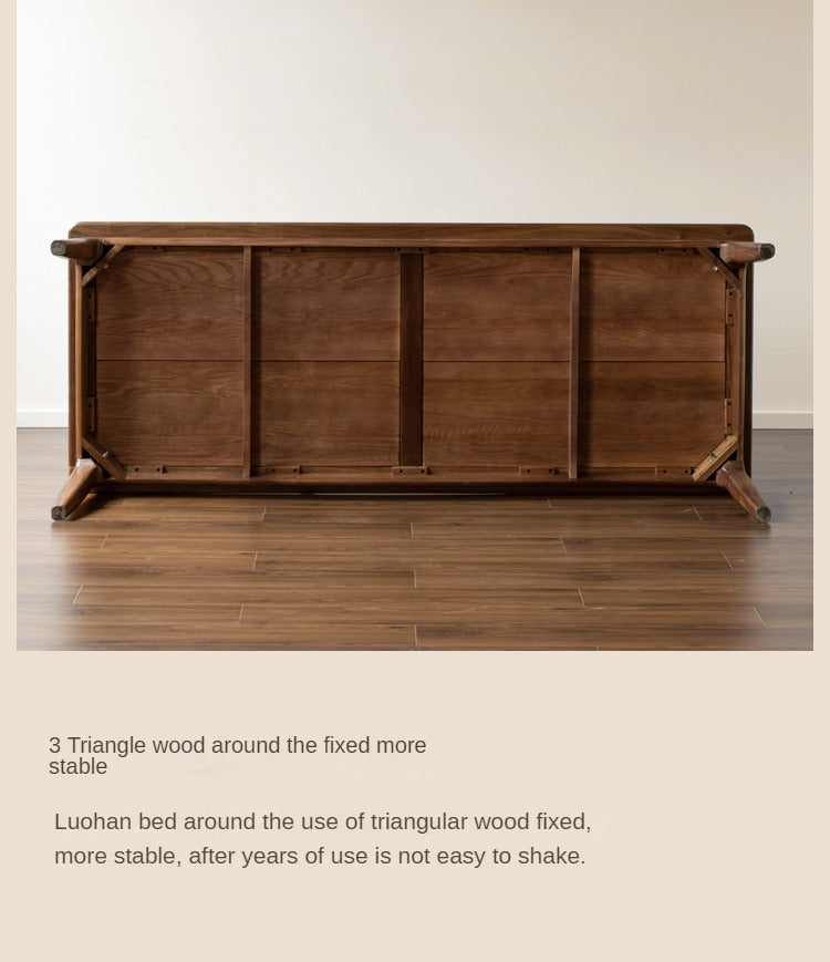 North American Black Walnut Solid Wood Dual Use Sofa.