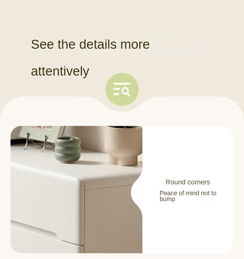 Solid Rubberwood Cream Air Vanity Table.