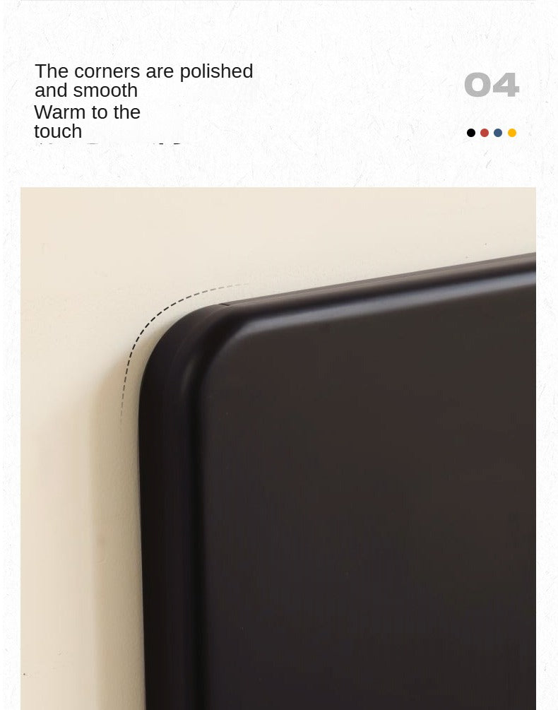 Poplar, Rubber Wood Solid Wood Fully Open High Box Bed Minimalist