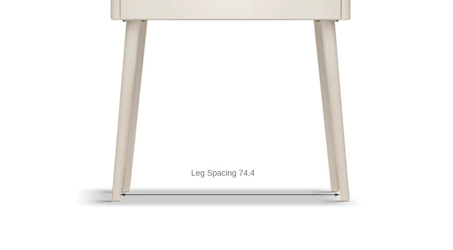 Poplar Solid Wood Telescopic DressingTable +LED Makeup Mirror.