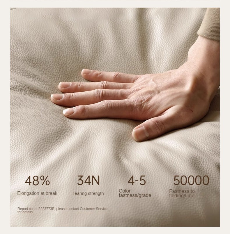 Black Walnut Solid Wood Leather Soft Suspended Bed