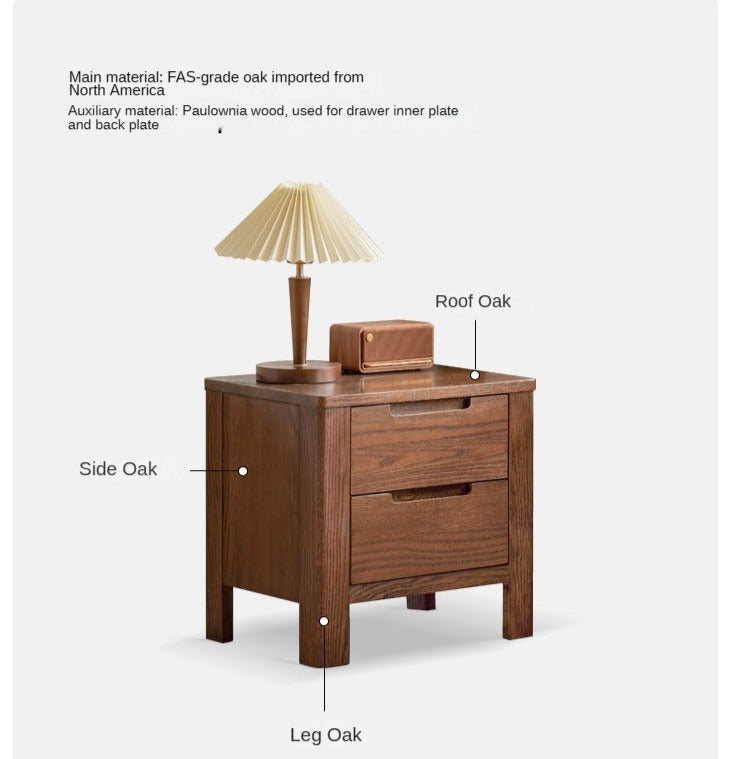 Nightstand Oak solid wood"+