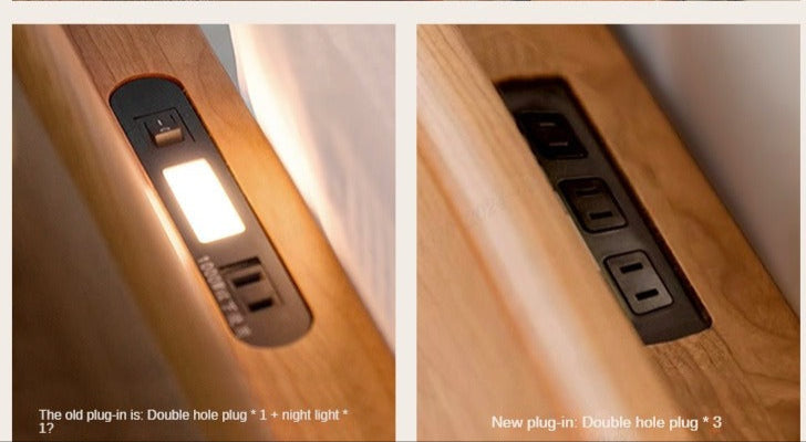 Cherry Solid Wood Bed
