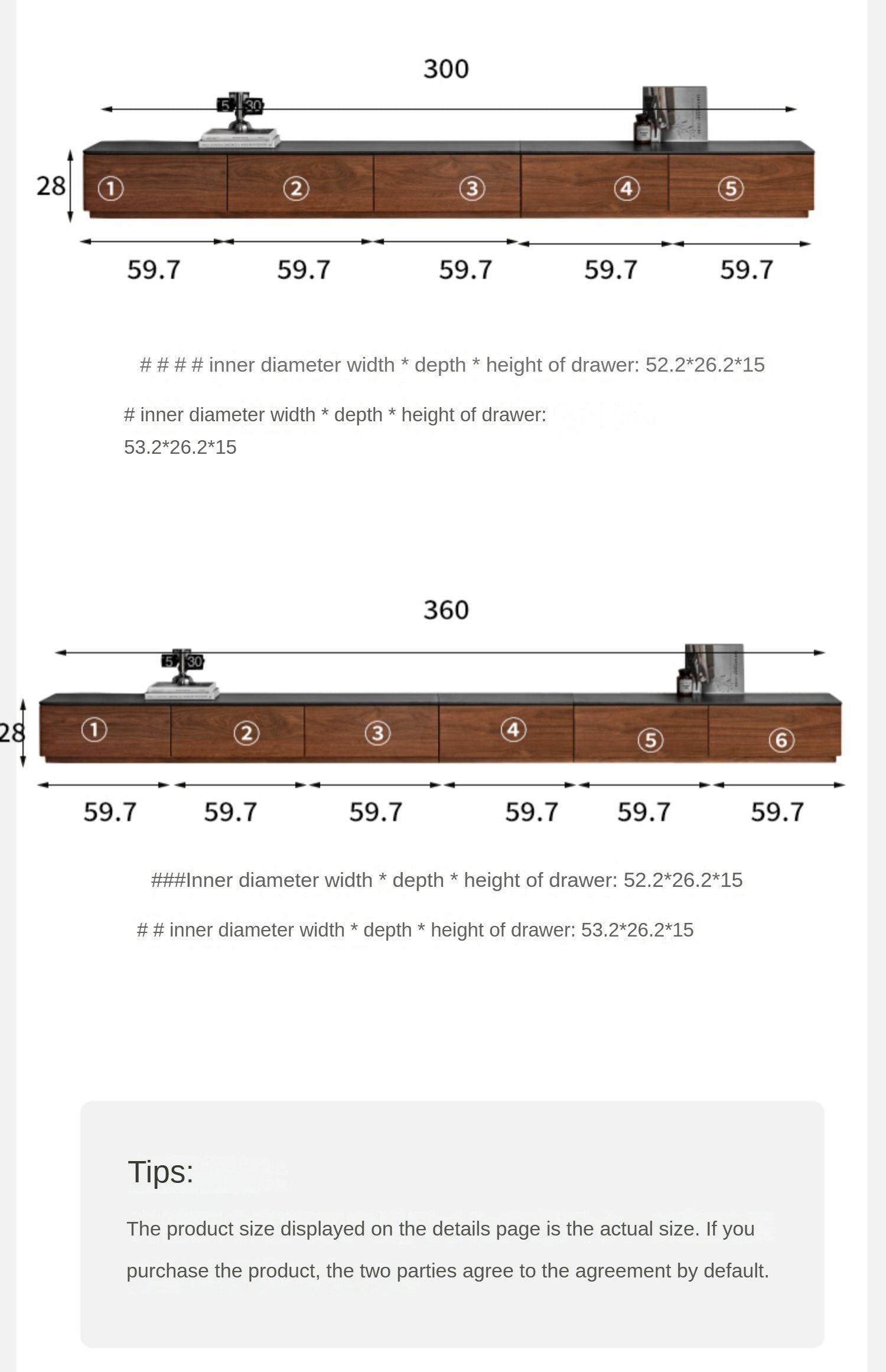 TV stand rock slab Black Walnut solid wood"