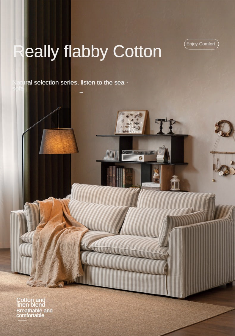 Fabric Three Seat Modular Sofa Modern-