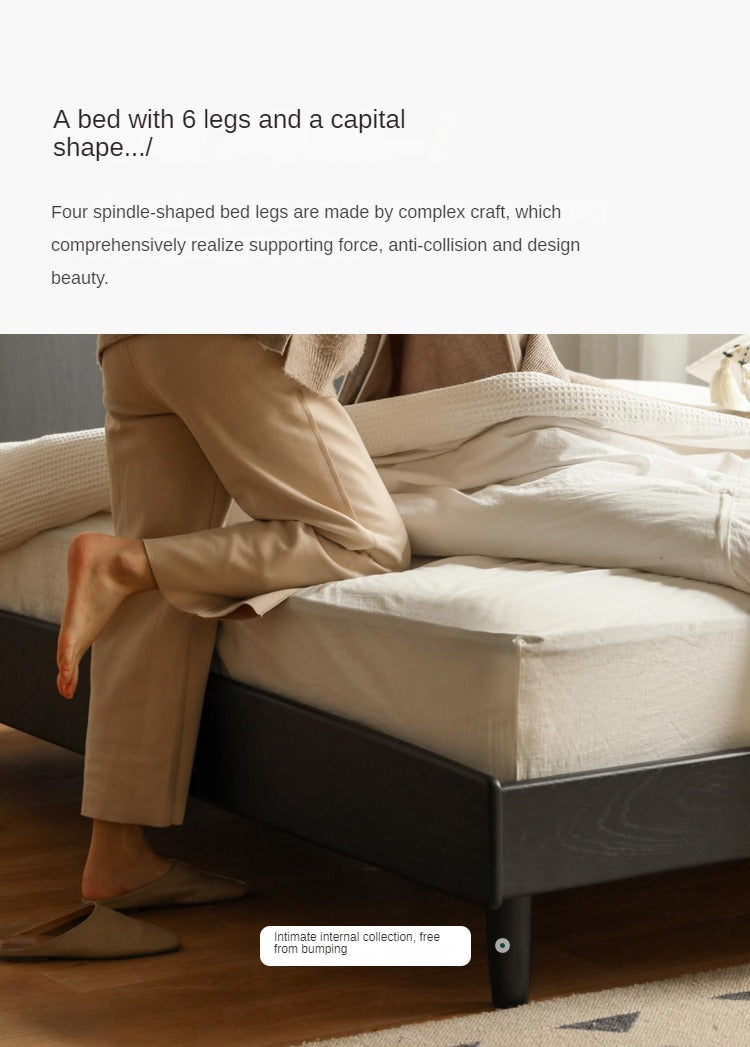 Oak Solid Wood Vintage Bed
