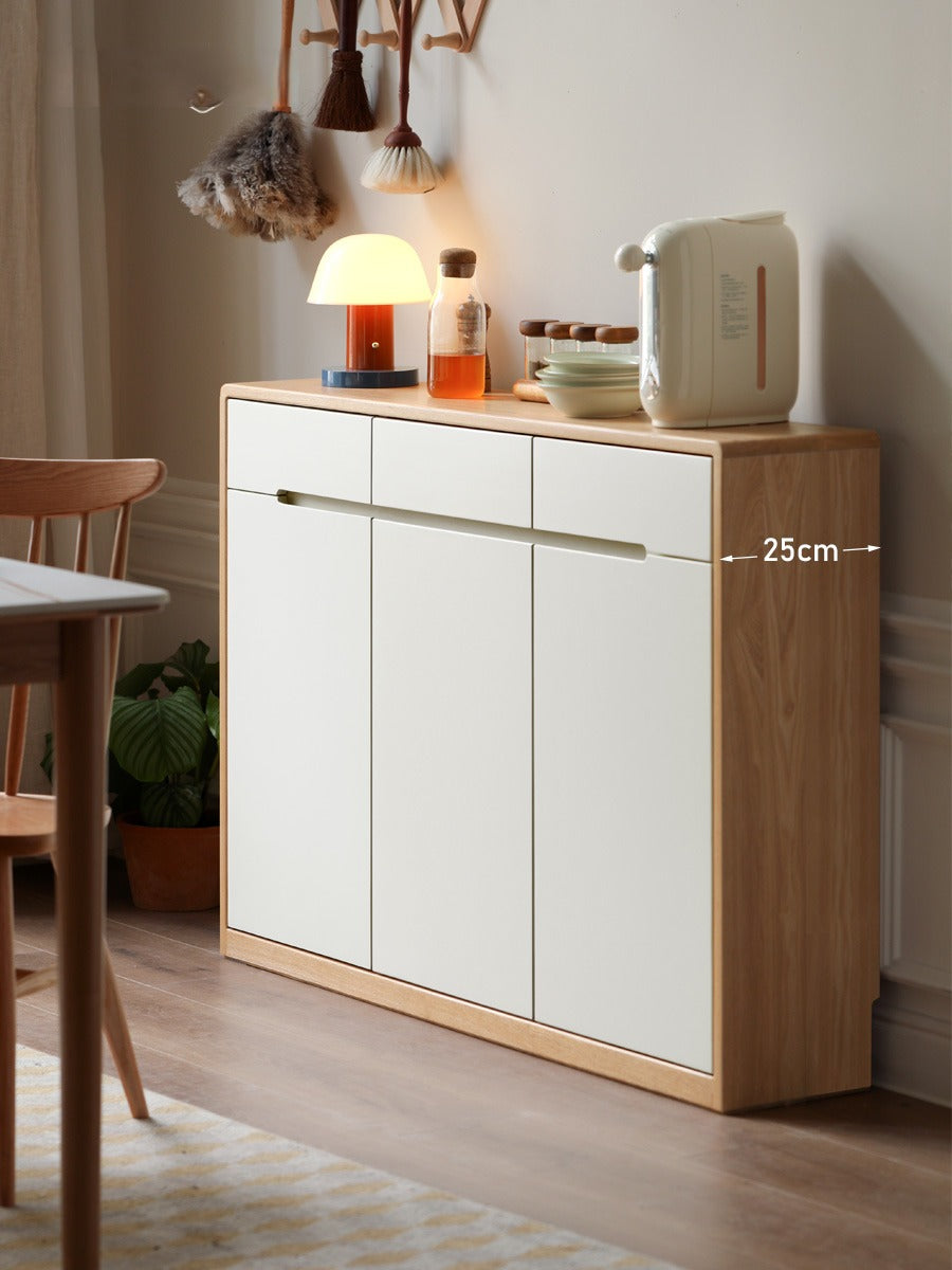 Oak Solid Wood Ultra-thin Sideboard