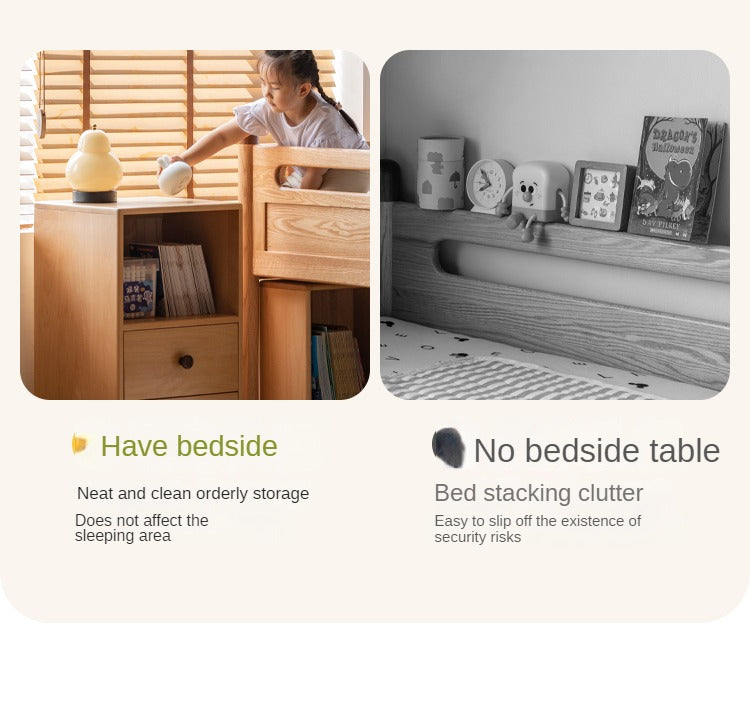 Beech Solid Wood Children's Cabinet Storage-