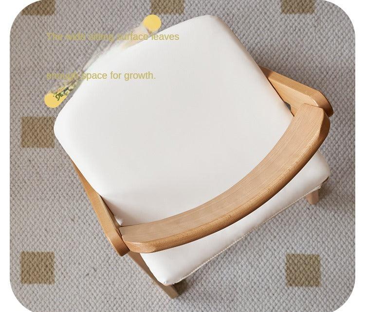 Beech Solid Wood Kid's Adjustable Elevating Chair.