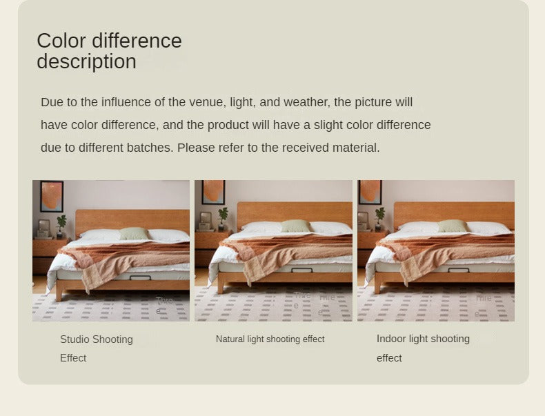 Cherry solid wood bed - SPECIAL PRICE