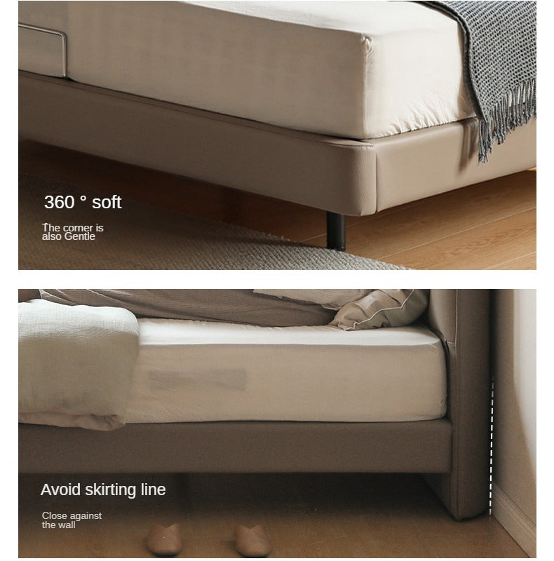 Cowhide Luxury Suspension Light  Bed