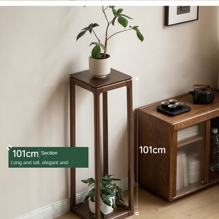 Black Walnut, Sandalwood Solid Double Layer Storage Flower Frame