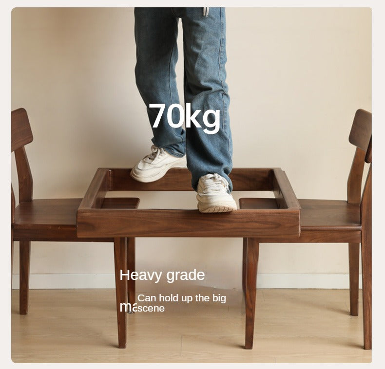 Oak, Ash, Black Walnut Solid Wood Full Large Plate Dining Table