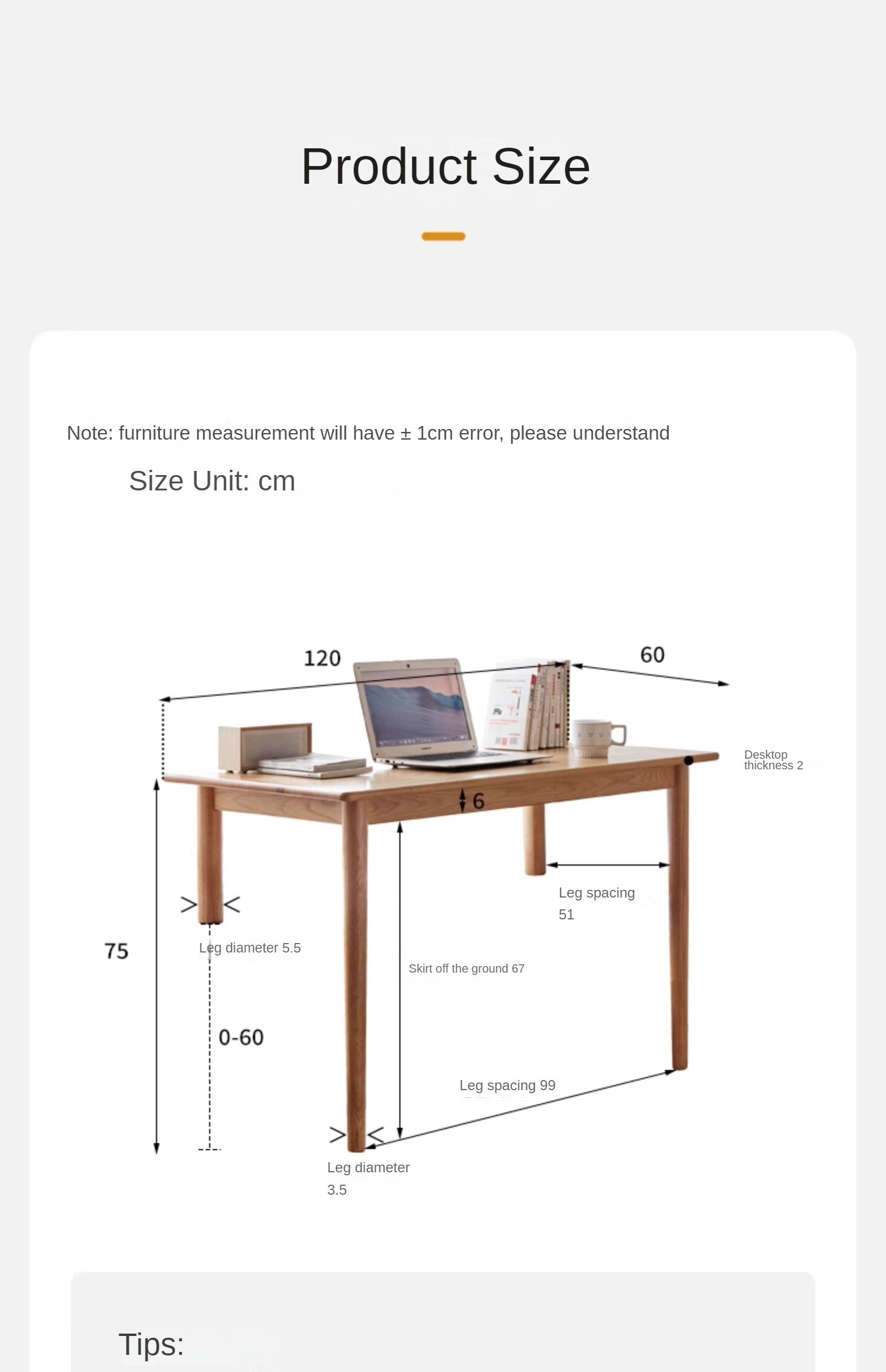 Oak Solid Wood Office Desk, Bay Window Desk Low Table