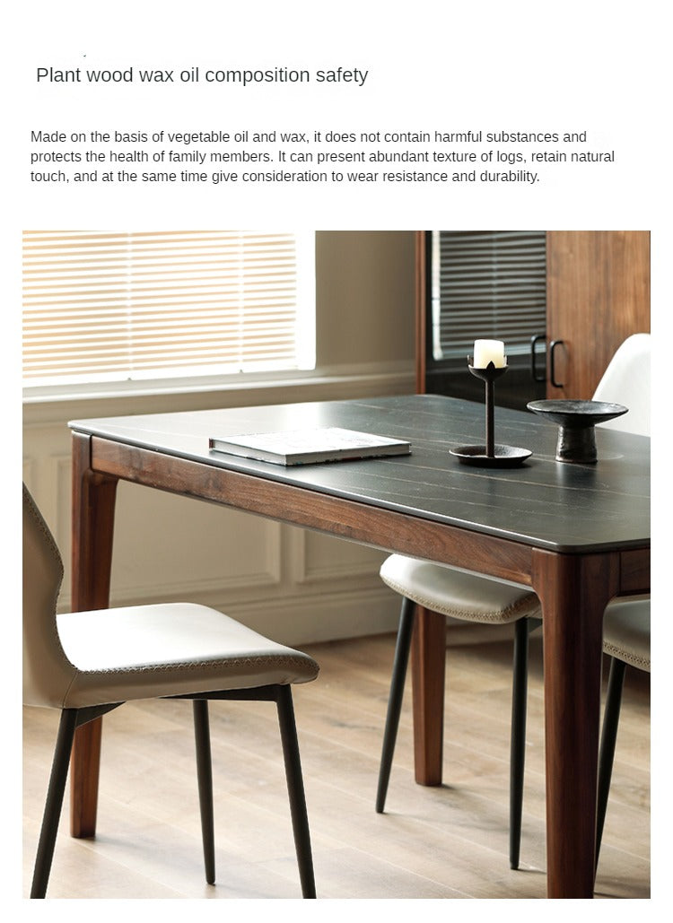 Black Walnut Dining Tables With Slate Top