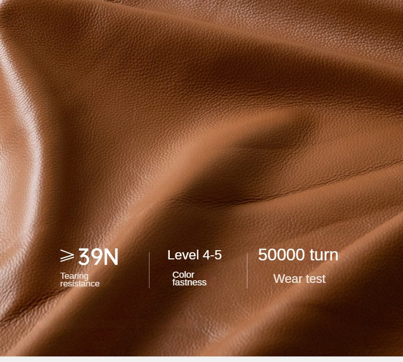 Leather Italian Minimalist Sofa.