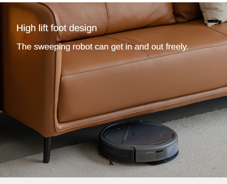 Genuine Leather Sofa, Italian Minimalist Design