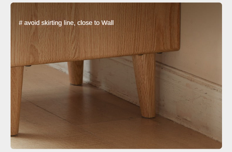 Solid Rubberwood, Oak, Beech Solid Wood Retractable Vanity Table Modern.