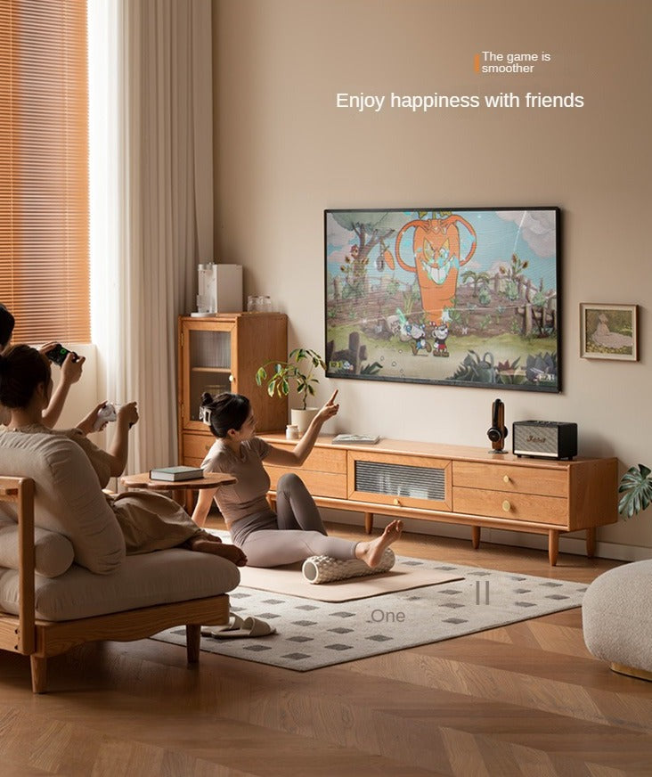 Cherry Solid Wood TV Stand.