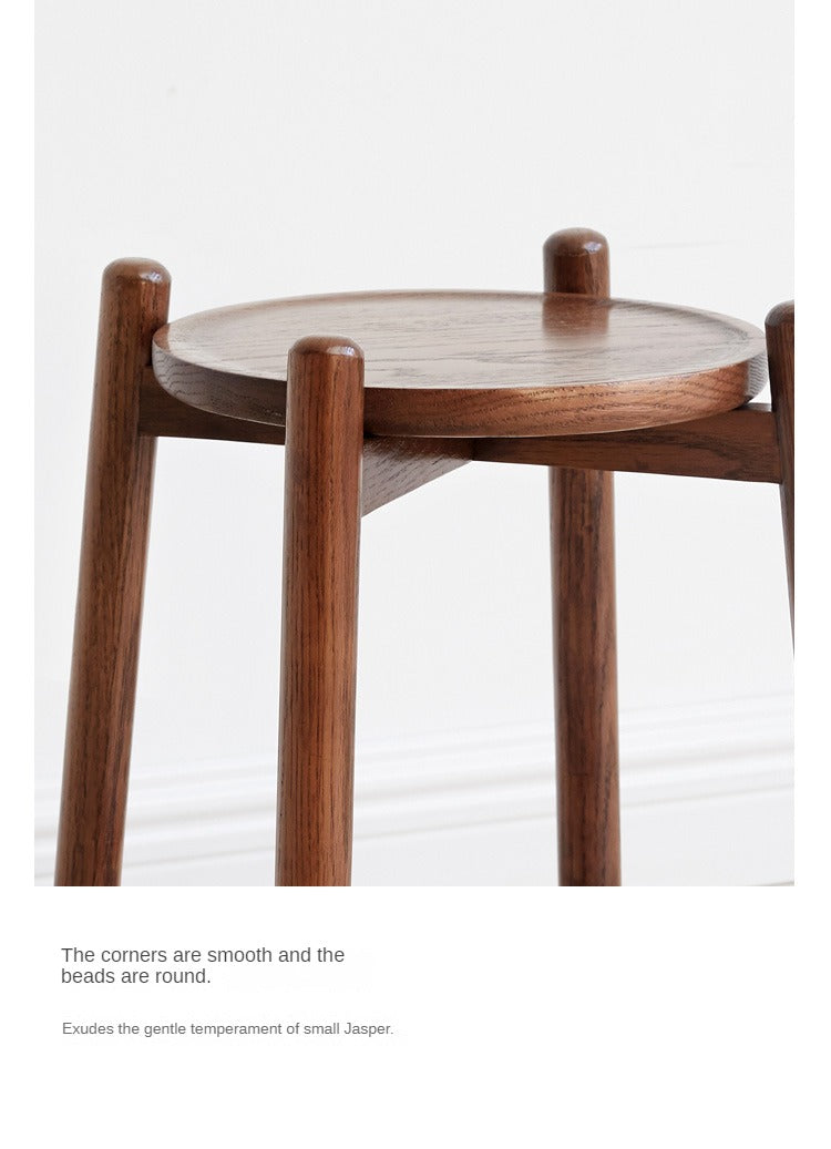 Oak solid wood Floor-Standing Plant Stand