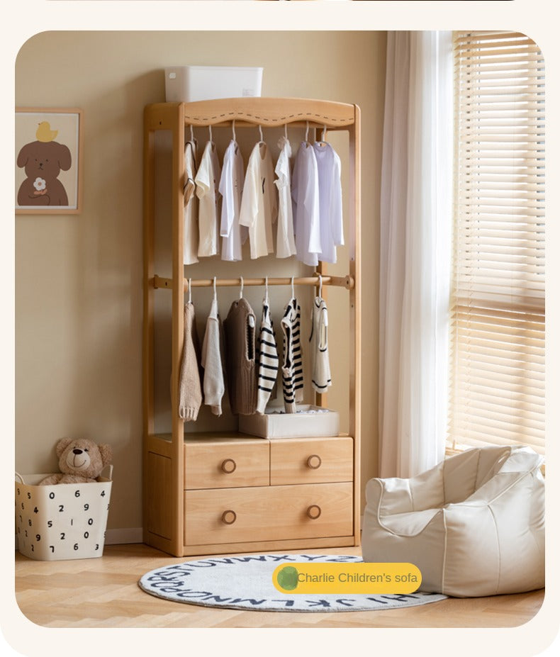 Beech Solid Wood Children's Wardrobe Hanger