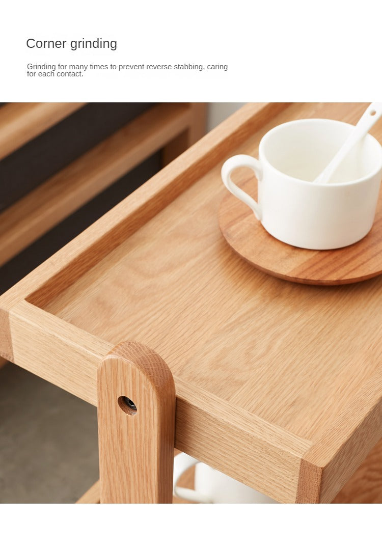 Oak Solid Wood Flower Rack