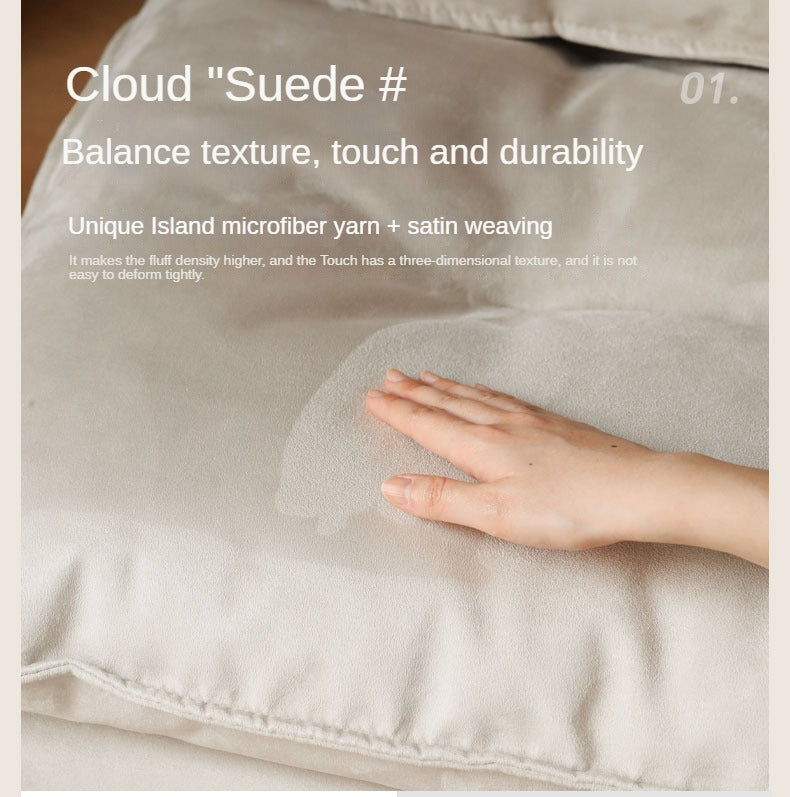 Fabric French Cream Style Modular Sofa.