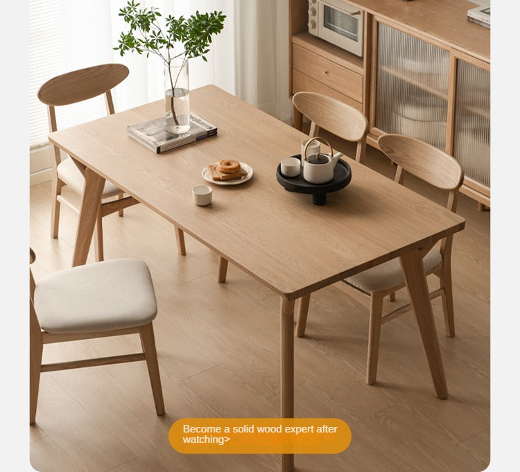 Ash Solid Wood Creative Dining Table