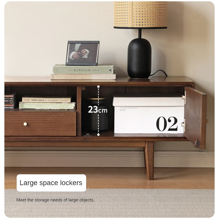 Oak Solid Wood Nordic Modern TV Stand