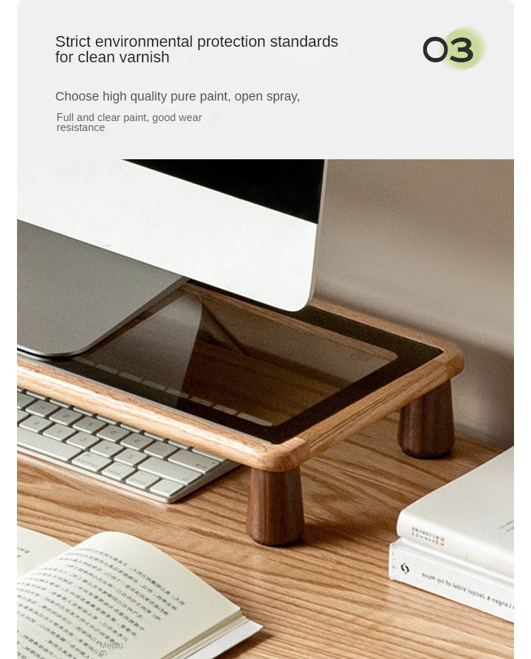 Solid Rubberwood, Oak Solid Wood Office Table Bracket