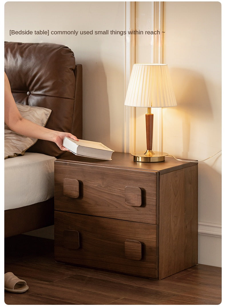 Black Walnut, Oak Solid Wood TV Cabinet Module Combination.