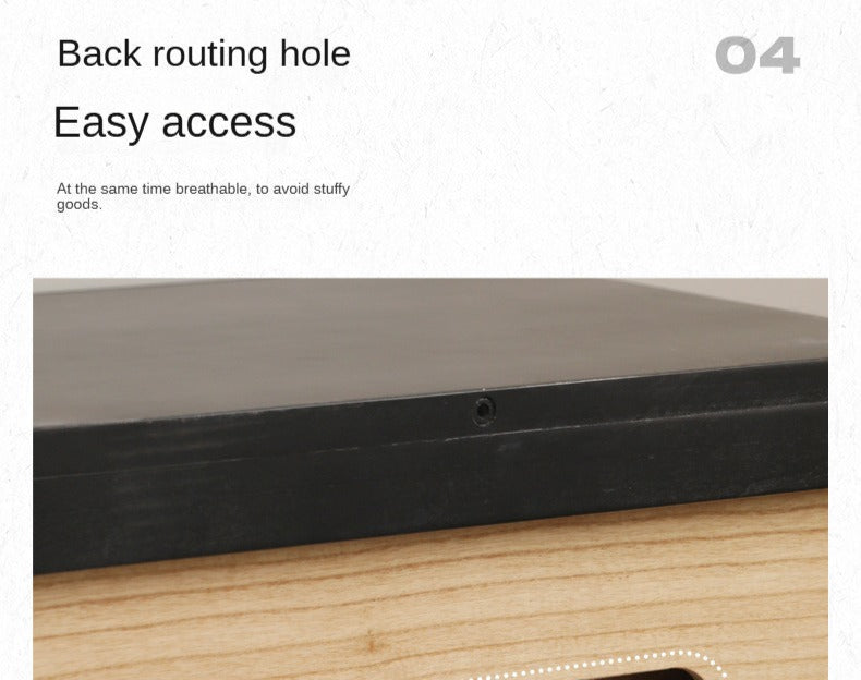 Poplar Solid Wood TV French Retro Floor Module Combination Side Cabinet.