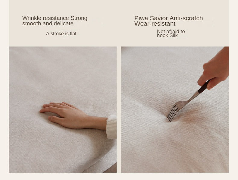 Fabric Straight Sofa Modern Simple,