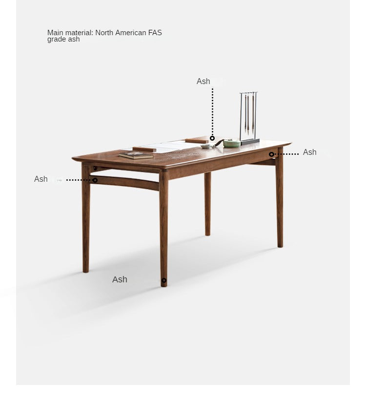 Ash Solid Wood Modern Tea Table