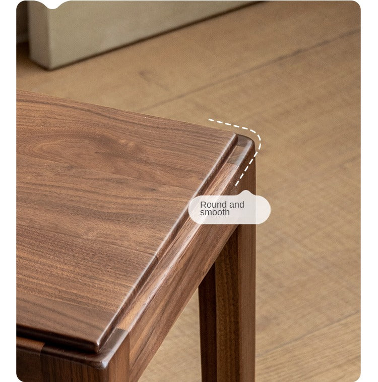 Black Walnut, Oak Solid Wood Foldable Modern Stool
