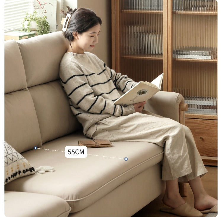 Lux technology green fabriс sofa.